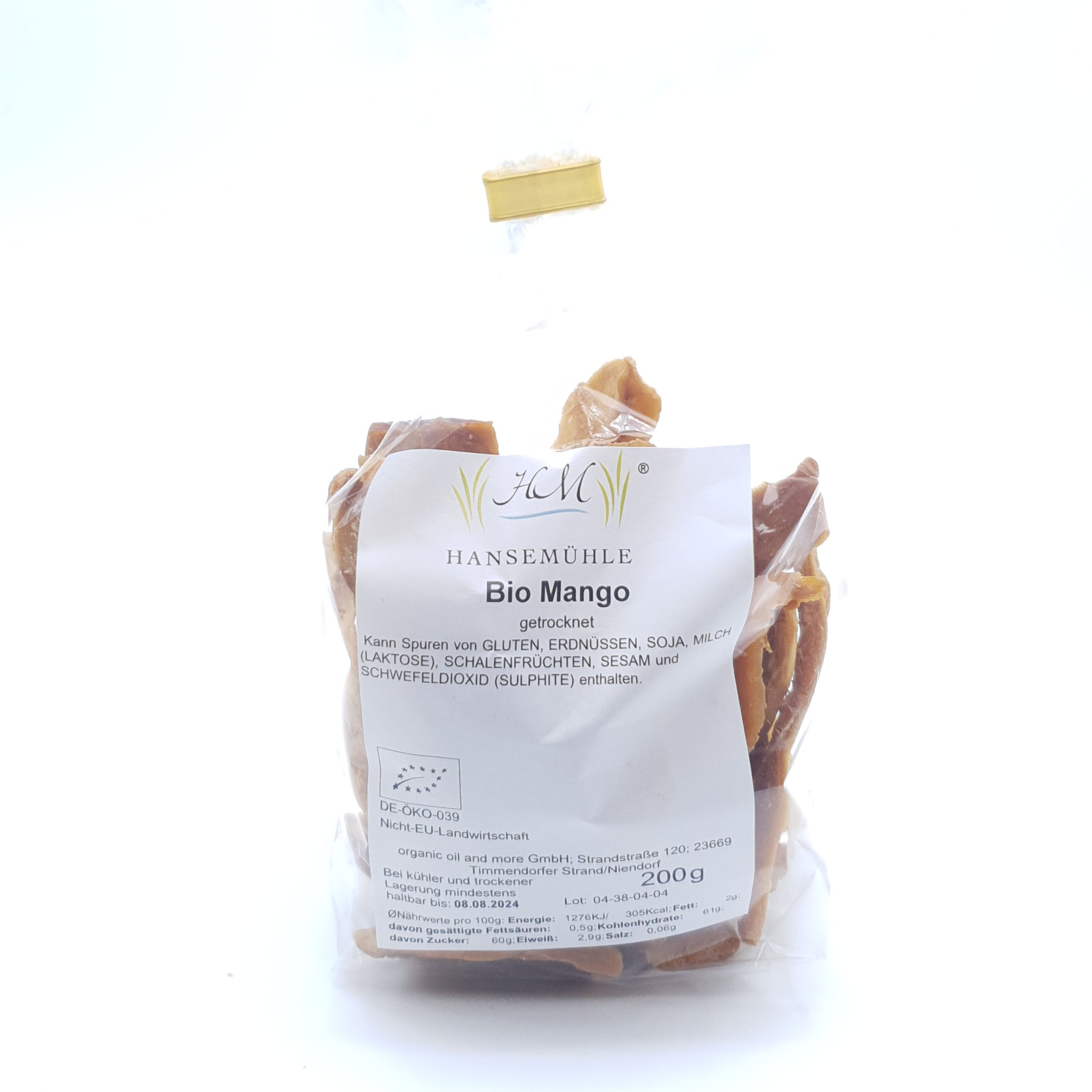 Bio-Mango getrocknet DE-ÖKO-006
