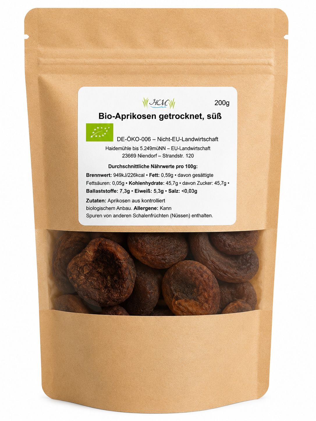 Bio-Aprikosen getrocknet DE-ÖKO-006