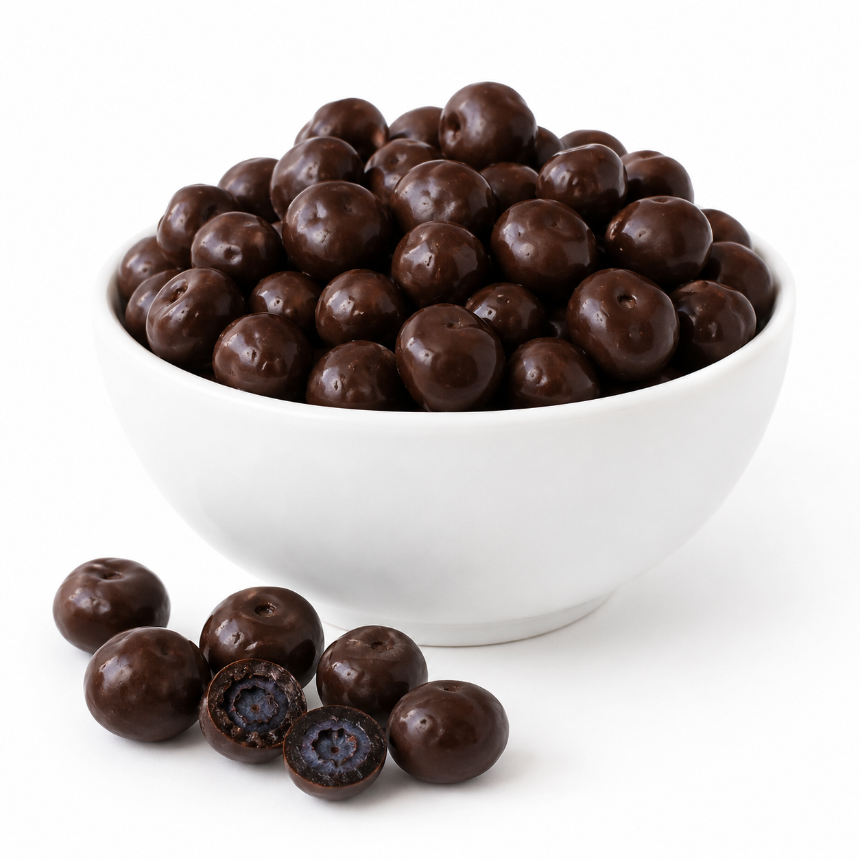 Bio-Blaubeeren in Zartbitter Schokolade