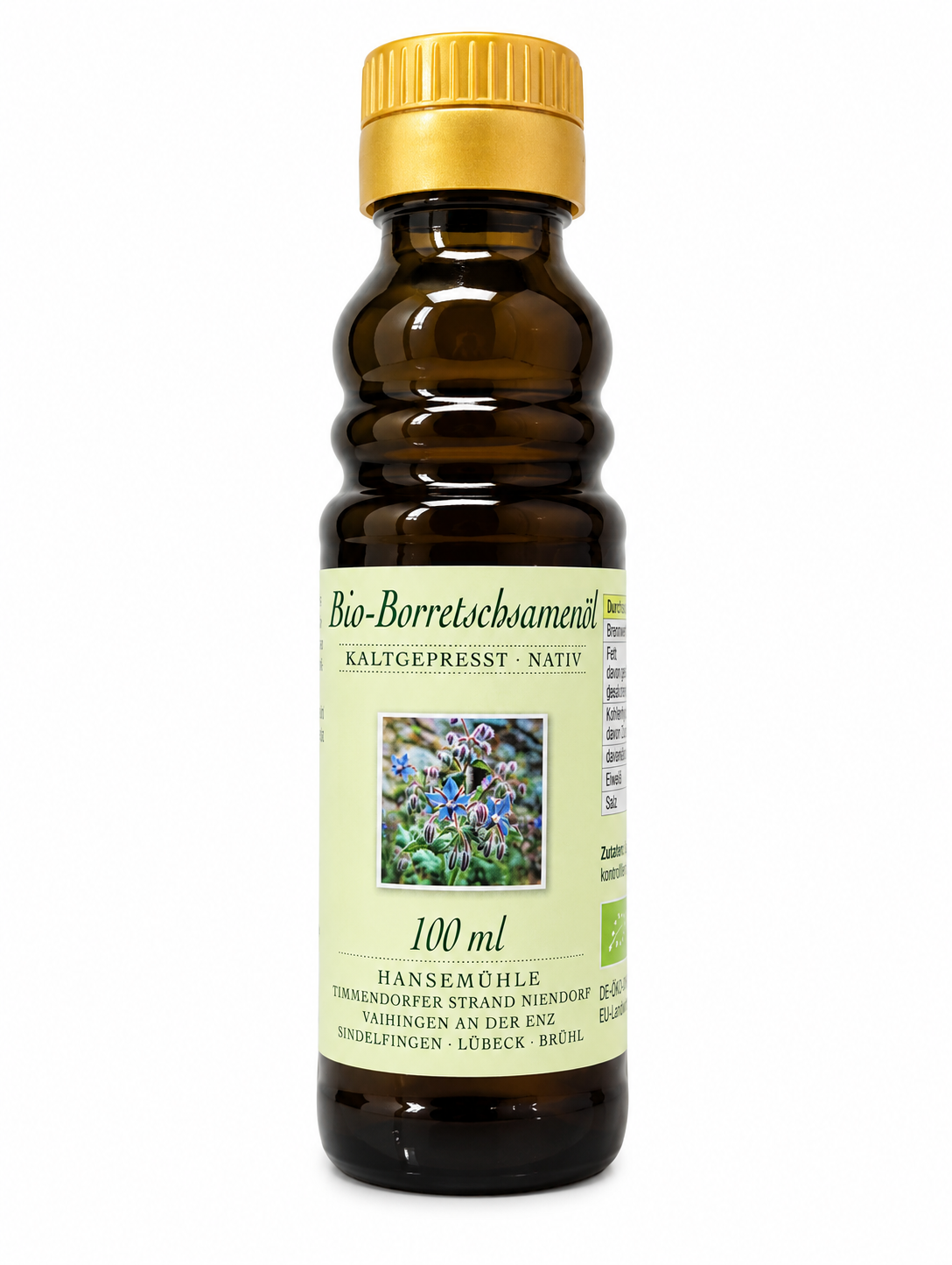 Bio-Borretschsamenöl  nativ  DE-ÖKO-006