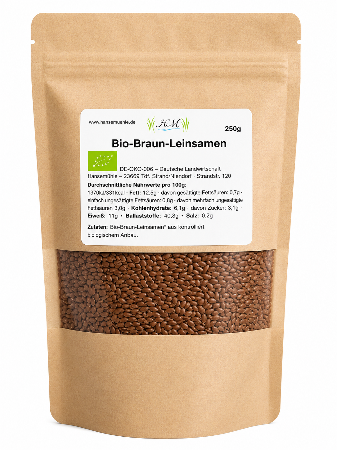 Bio-Leinsamen (Braunlein) aus deutscher Landwirtschaft