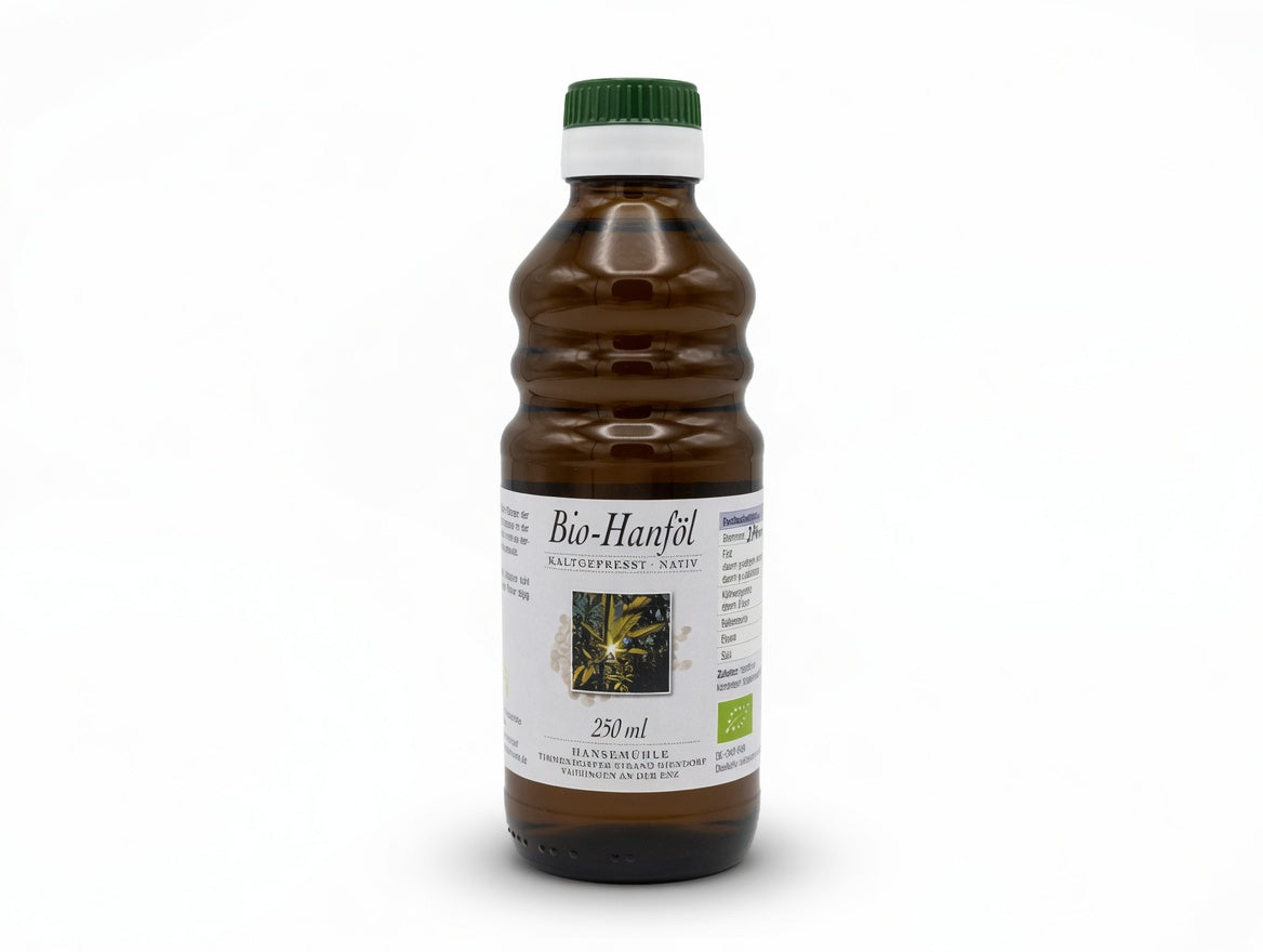 Bio-Hanföl nativ und ungefiltert DE-ÖKO-006