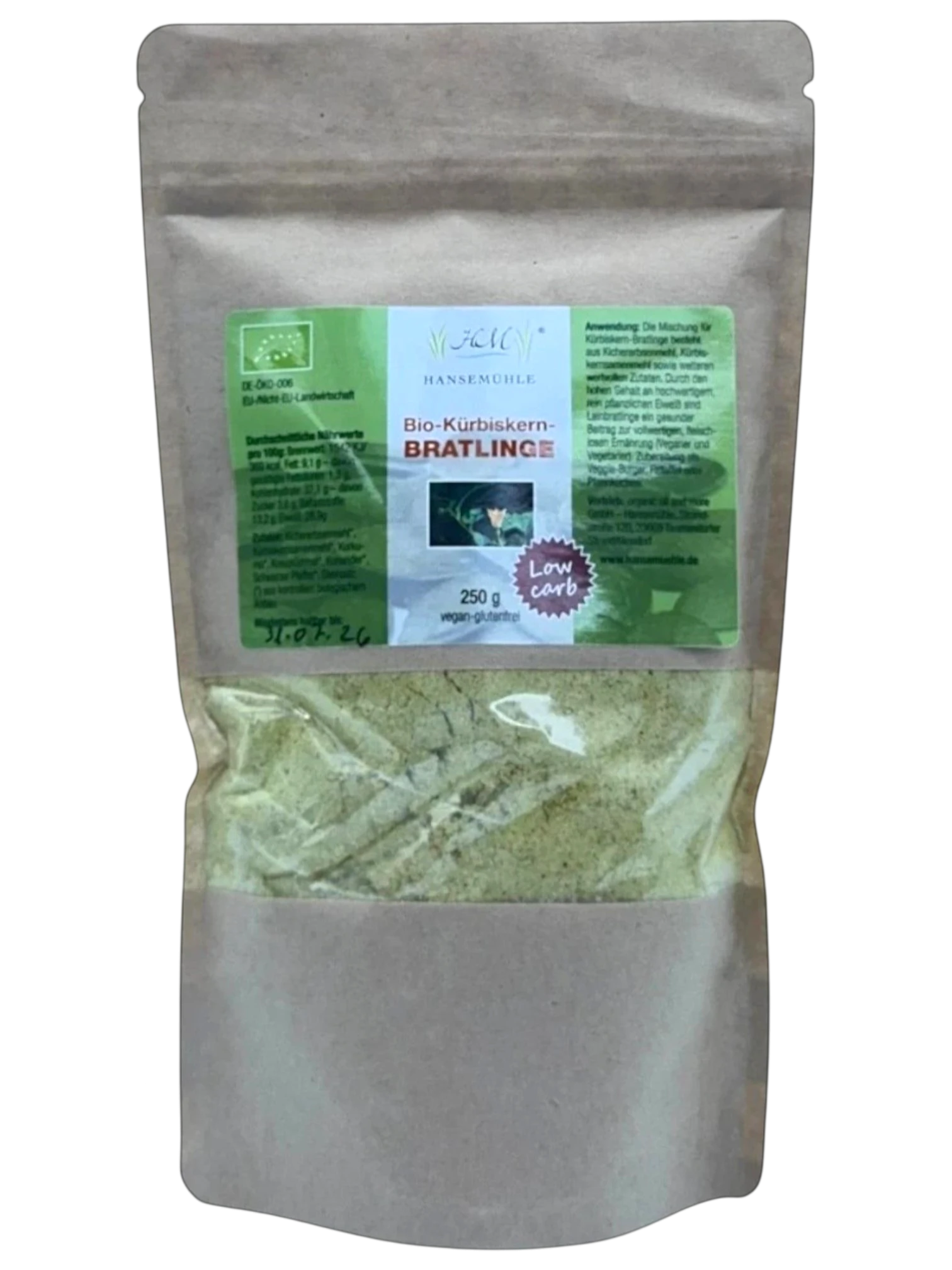 Bio-Kürbiskernbratlinge
