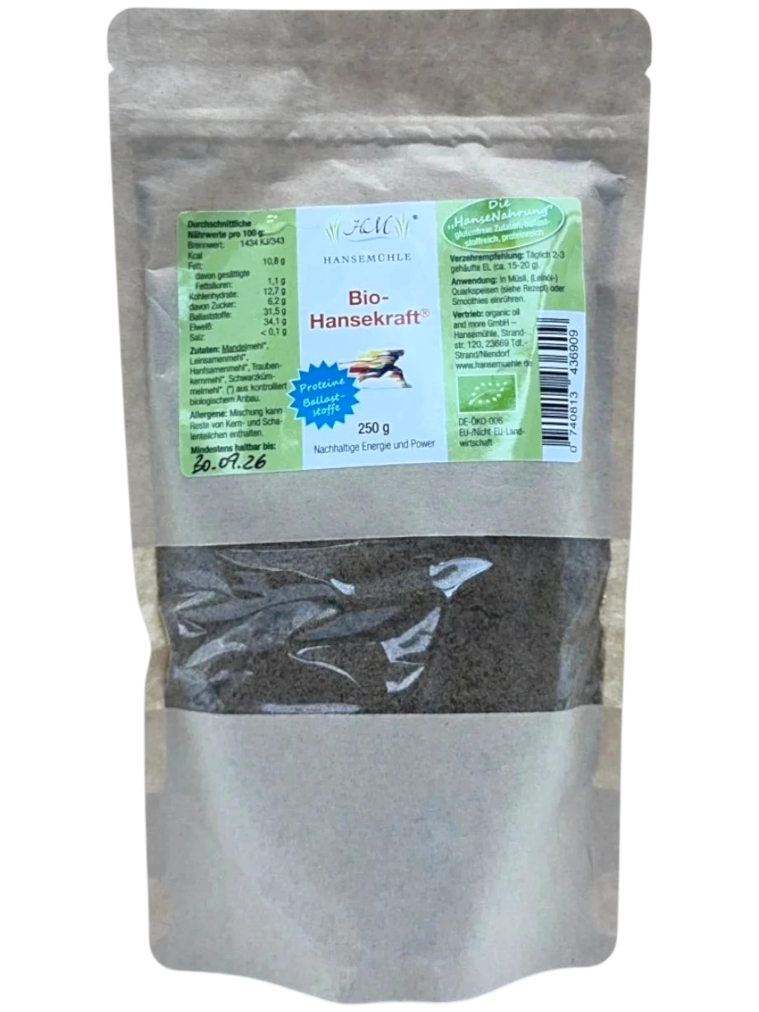 Bio-Hansekraft - vegan & glutenfrei