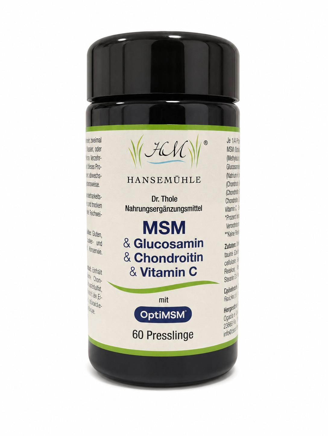 MSM-Glucosamin-Chondroitin-Vitamin C (Ester-C, Calciumascorbat)