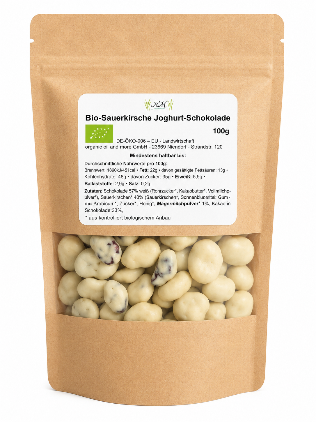 Bio-Sauerkirsche Joghurt-Schokolade