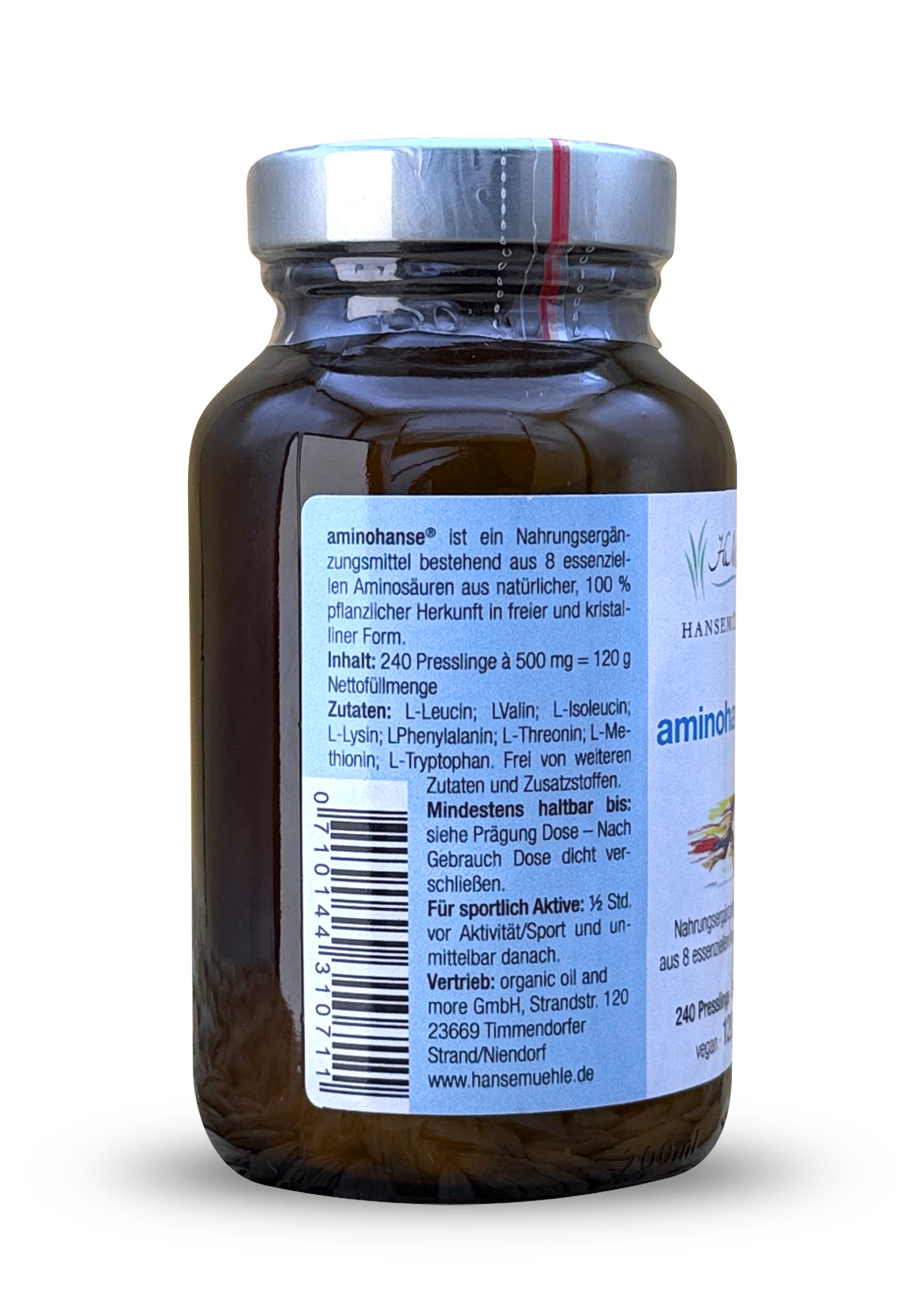 aminohanse® Presslinge  - vegan - 240 Presslinge a' 500mg