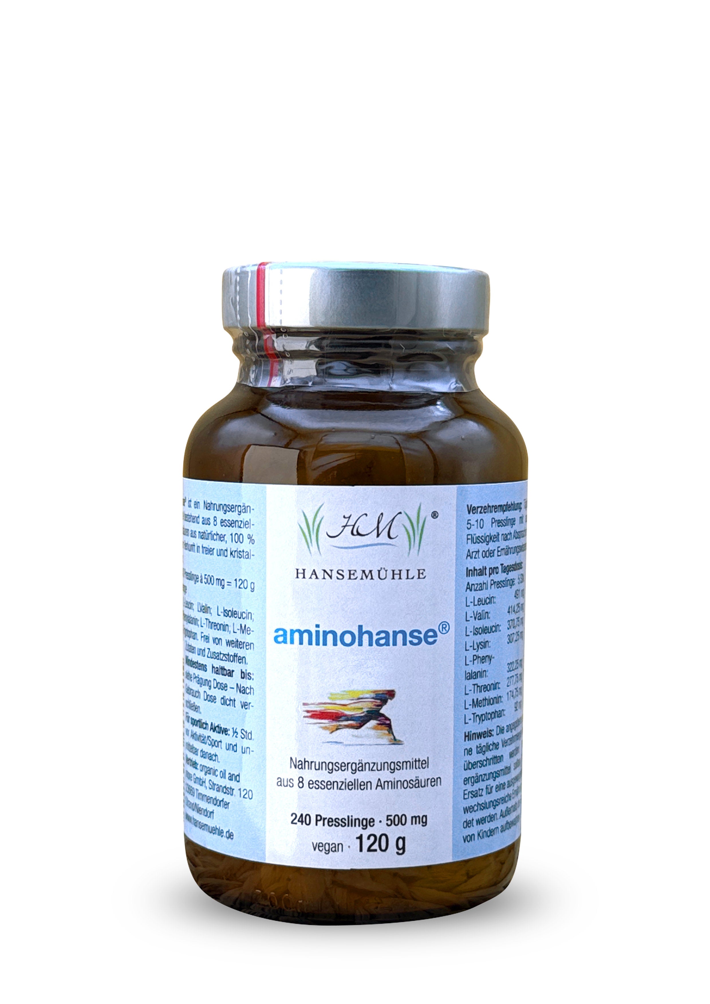 aminohanse® Presslinge  - vegan - 240 Presslinge a' 500mg