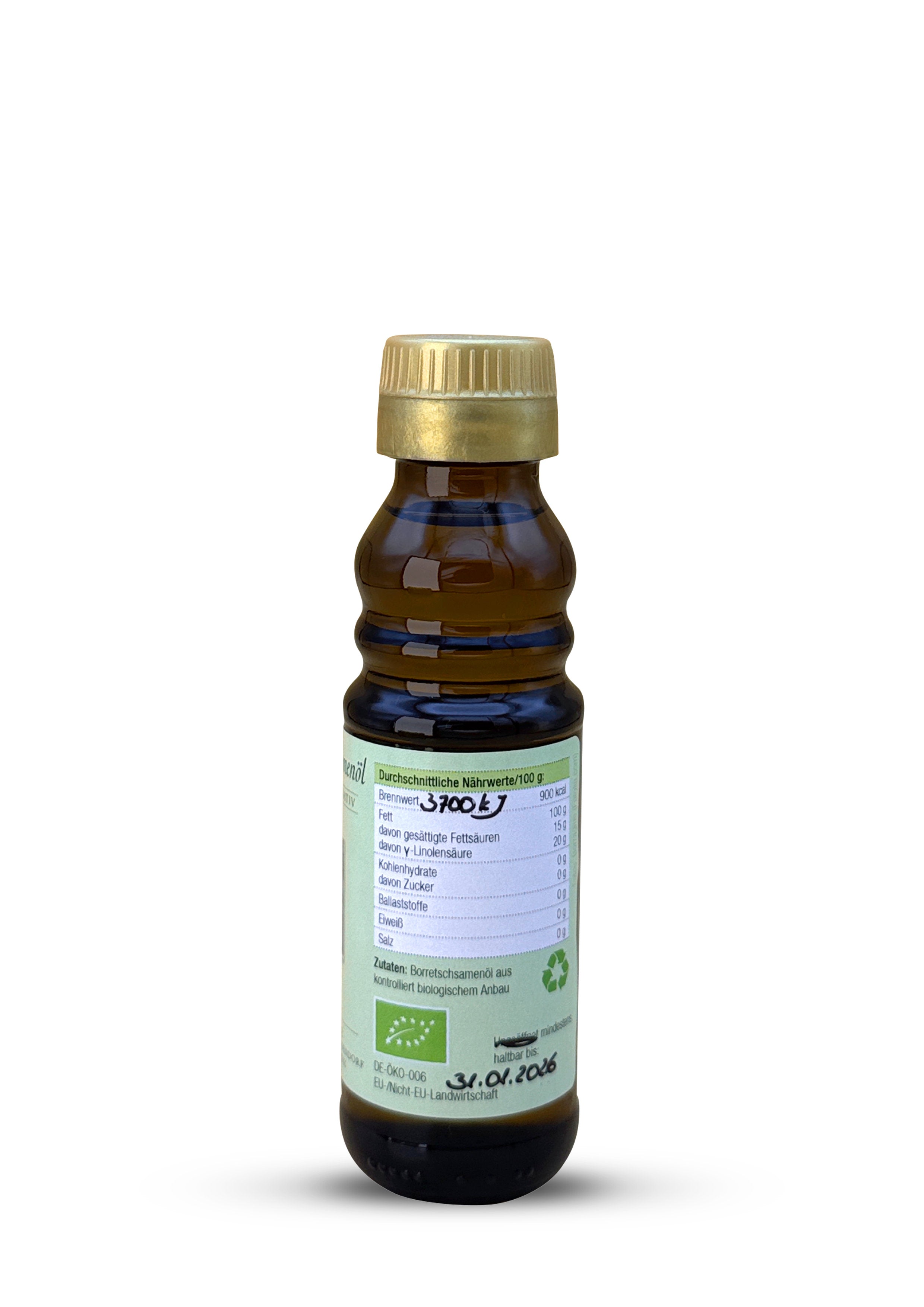 Bio-Borretschsamenöl  nativ  DE-ÖKO-006