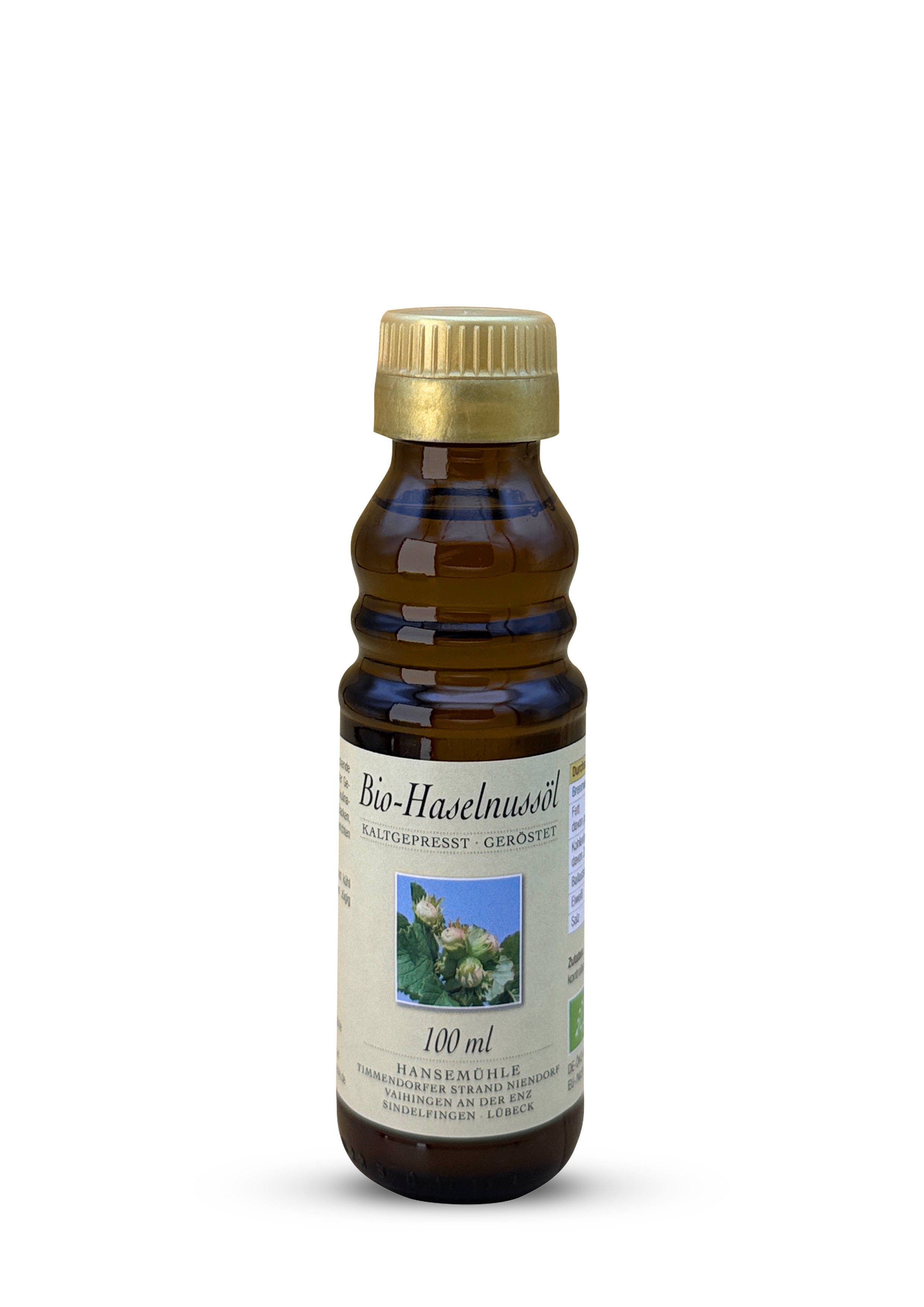 Bio-Haselnussöl, mild geröstete Haselnusskerne
