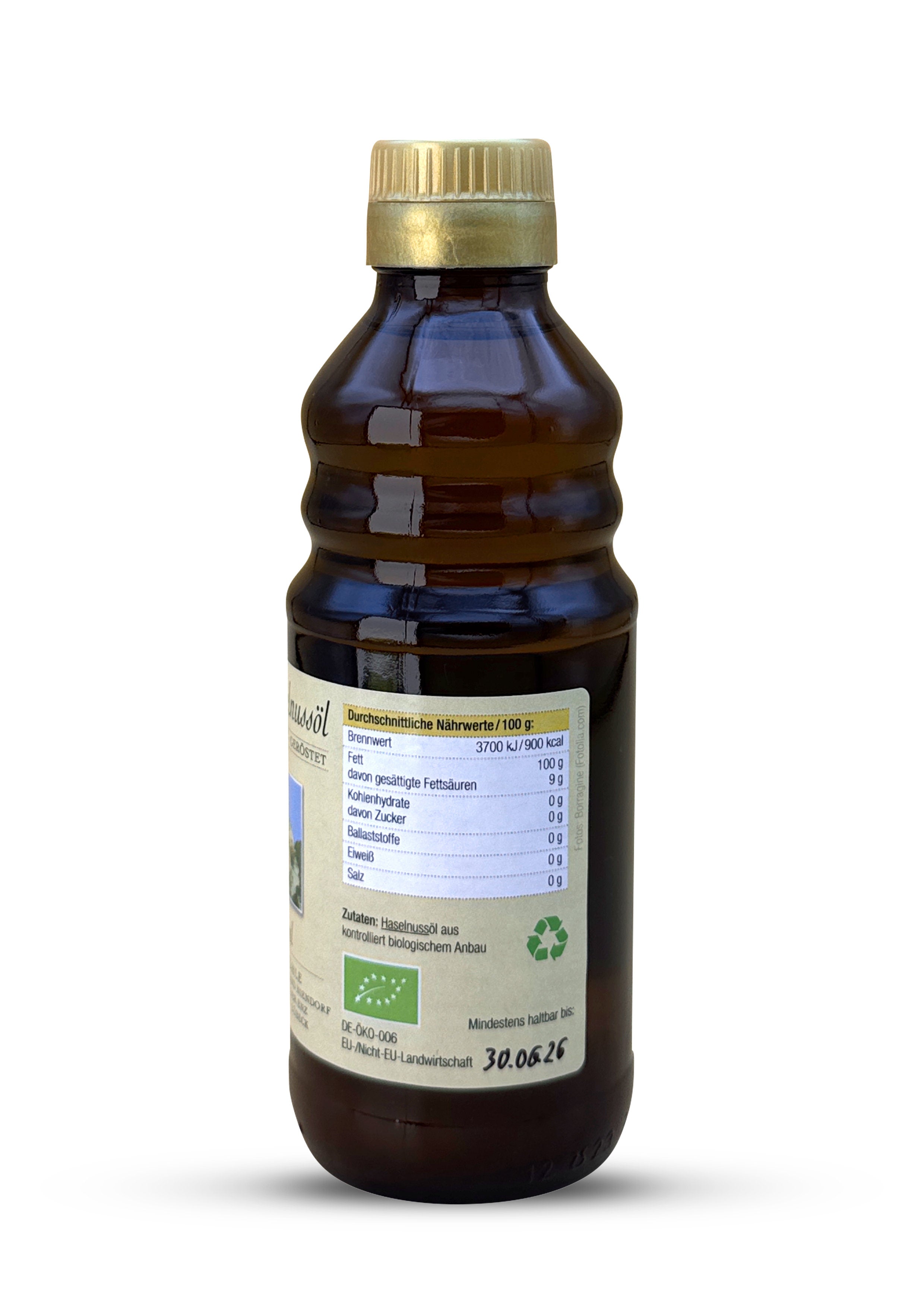 Bio-Haselnussöl, mild geröstete Haselnusskerne