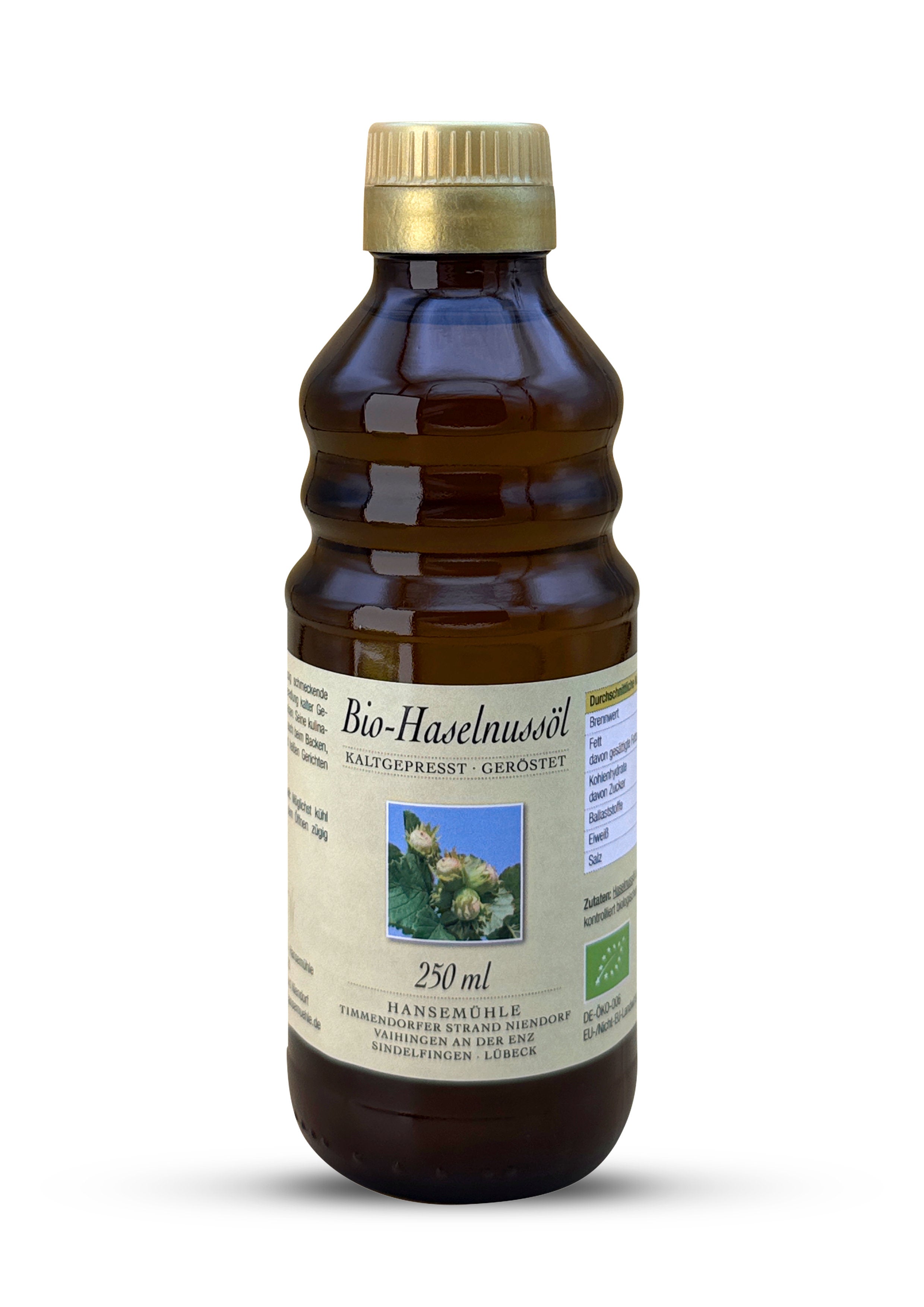 Bio-Haselnussöl, mild geröstete Haselnusskerne