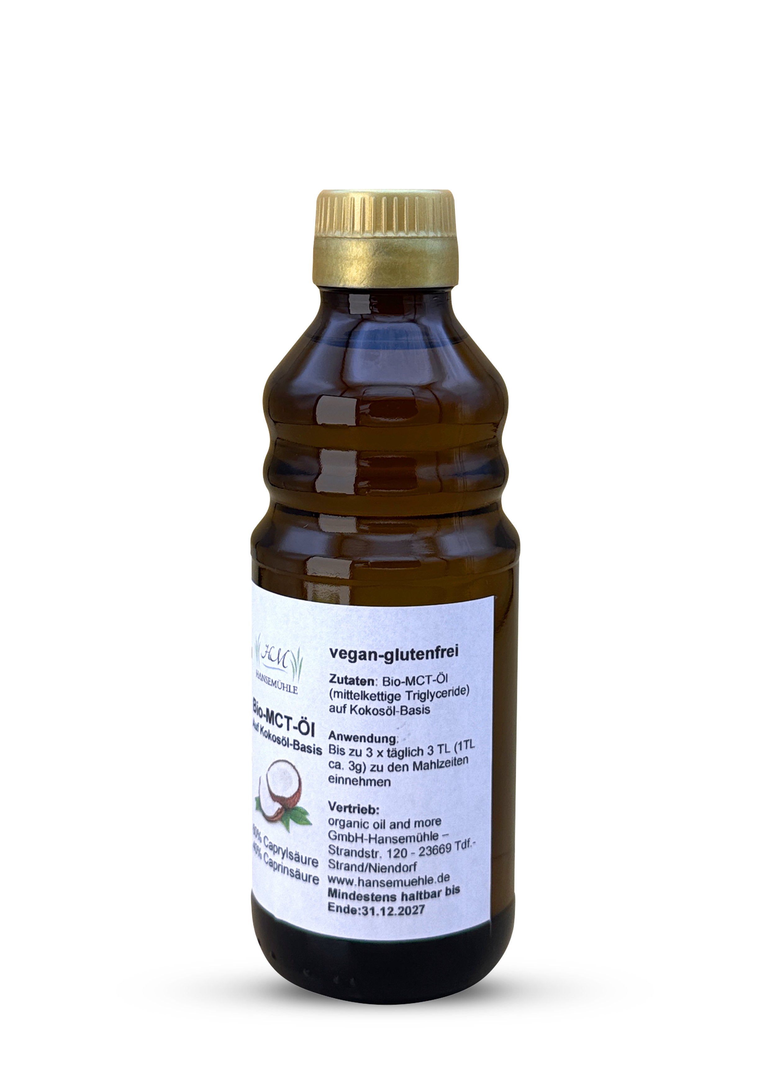 Bio-MCT-Öl – auf Kokosöl-Basis, vegan & glutenfrei