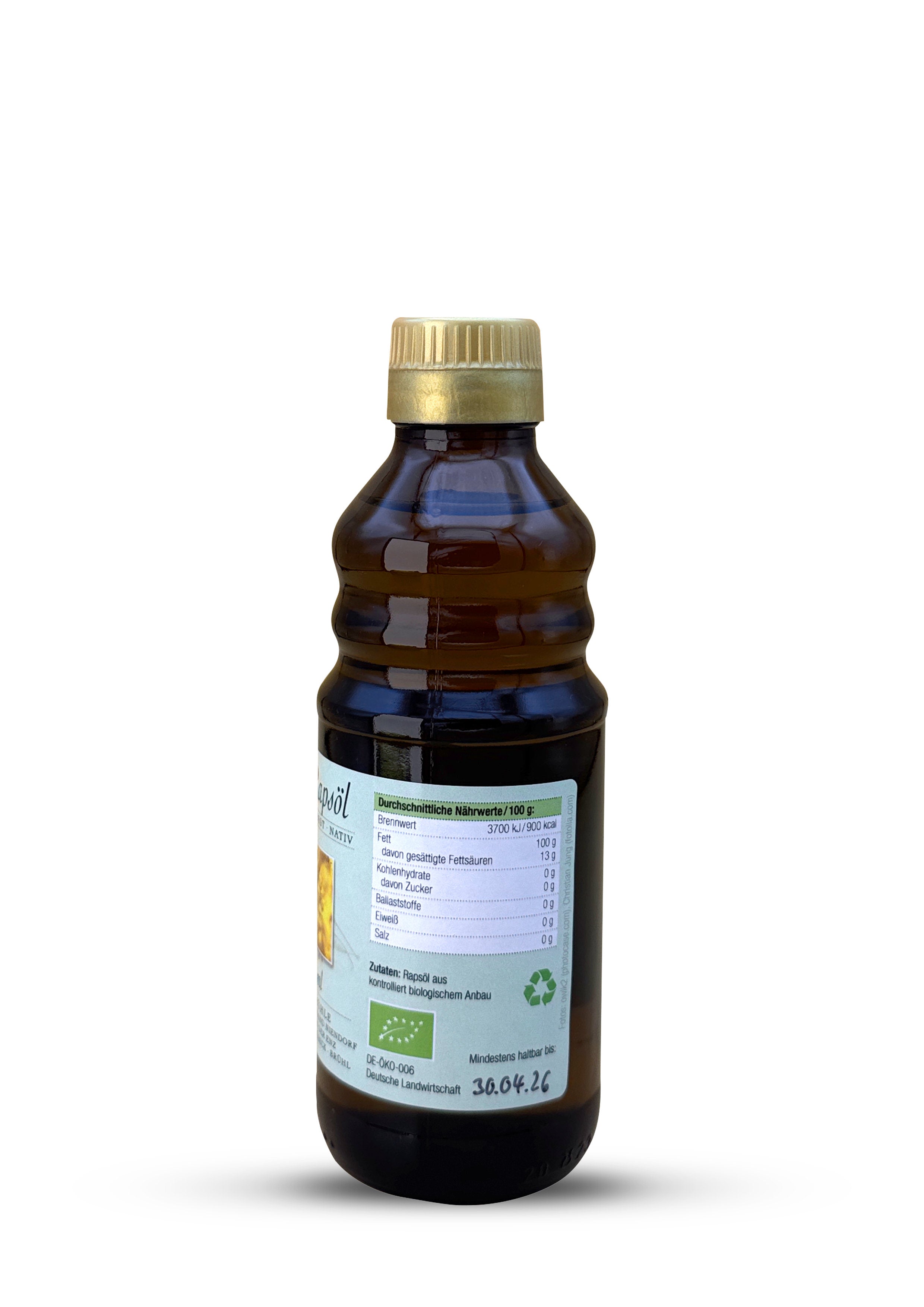 Bio-Rapsöl  - nativ - ungefiltert