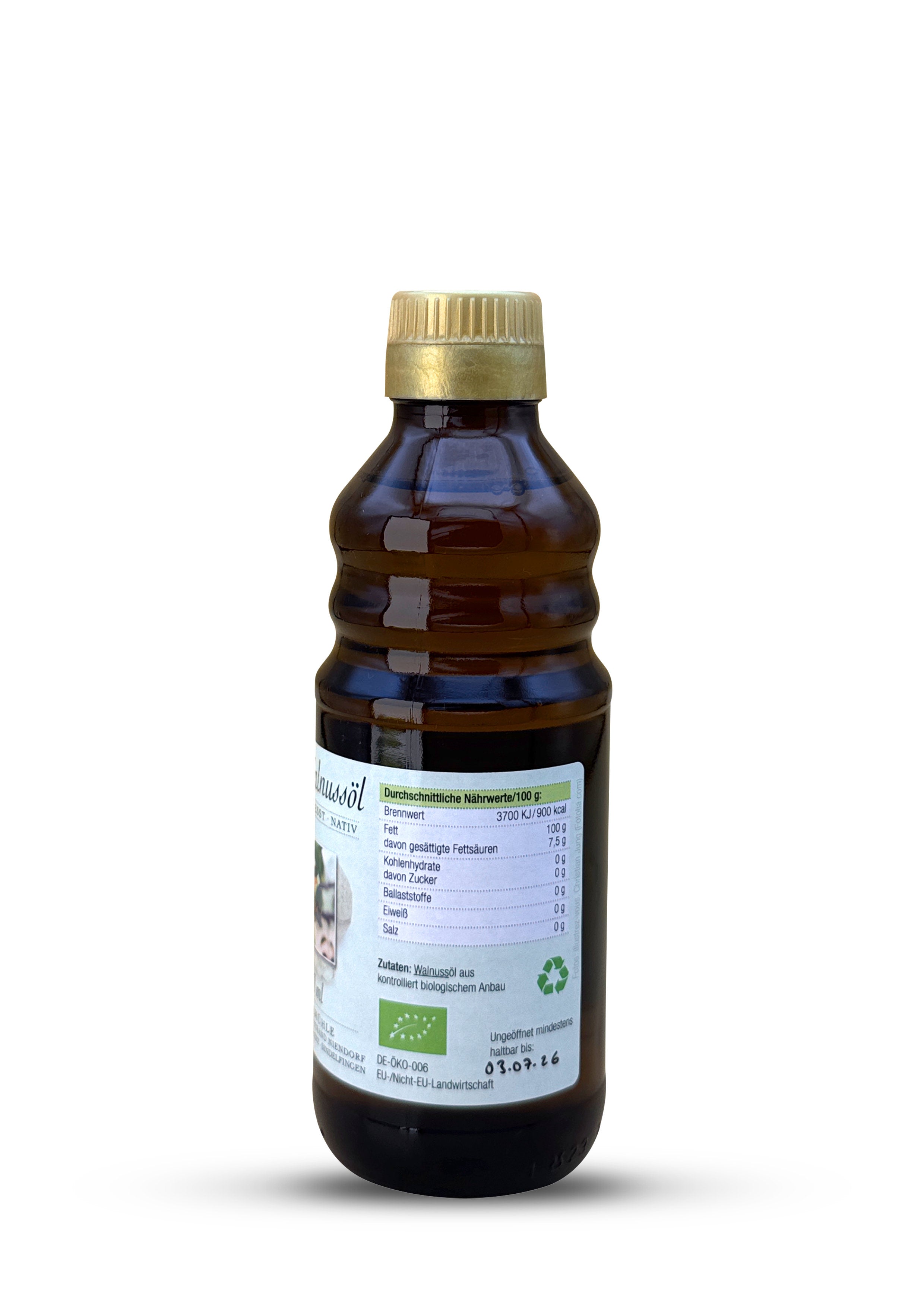 Bio-Walnussöl nativ - kaltgepresst