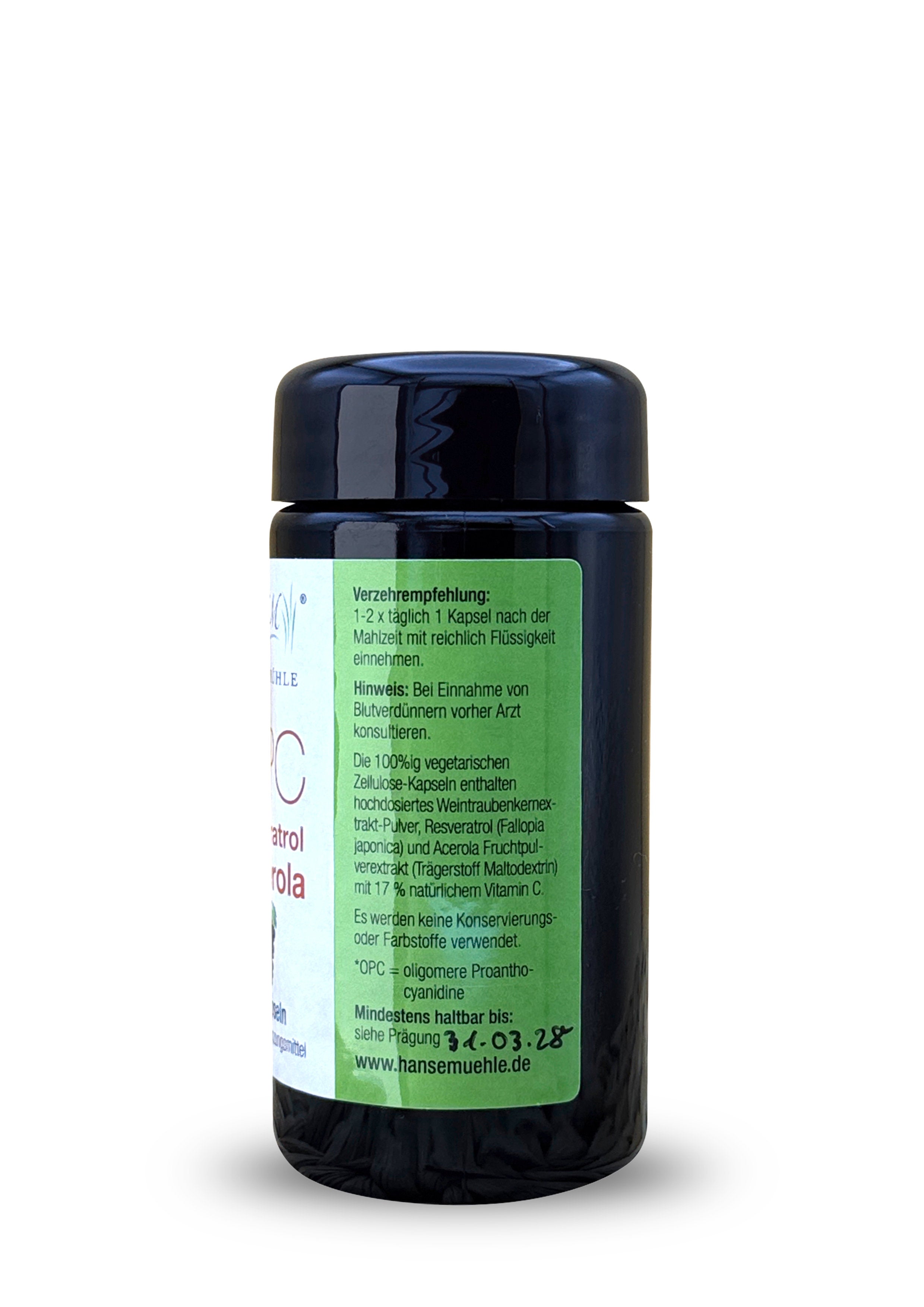 OPC + Resveratrol + Acerola - Kapseln