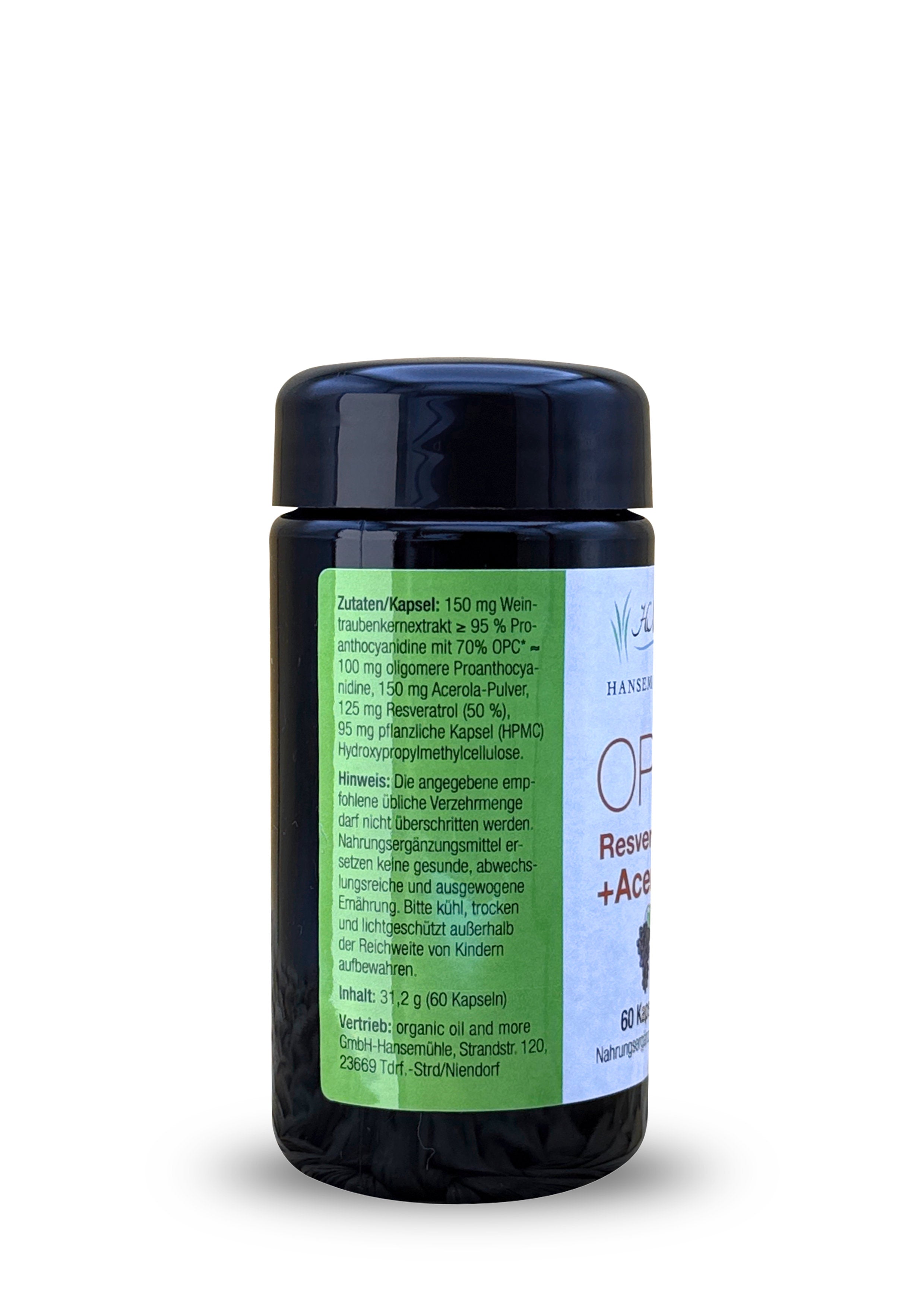 OPC + Resveratrol + Acerola - Kapseln