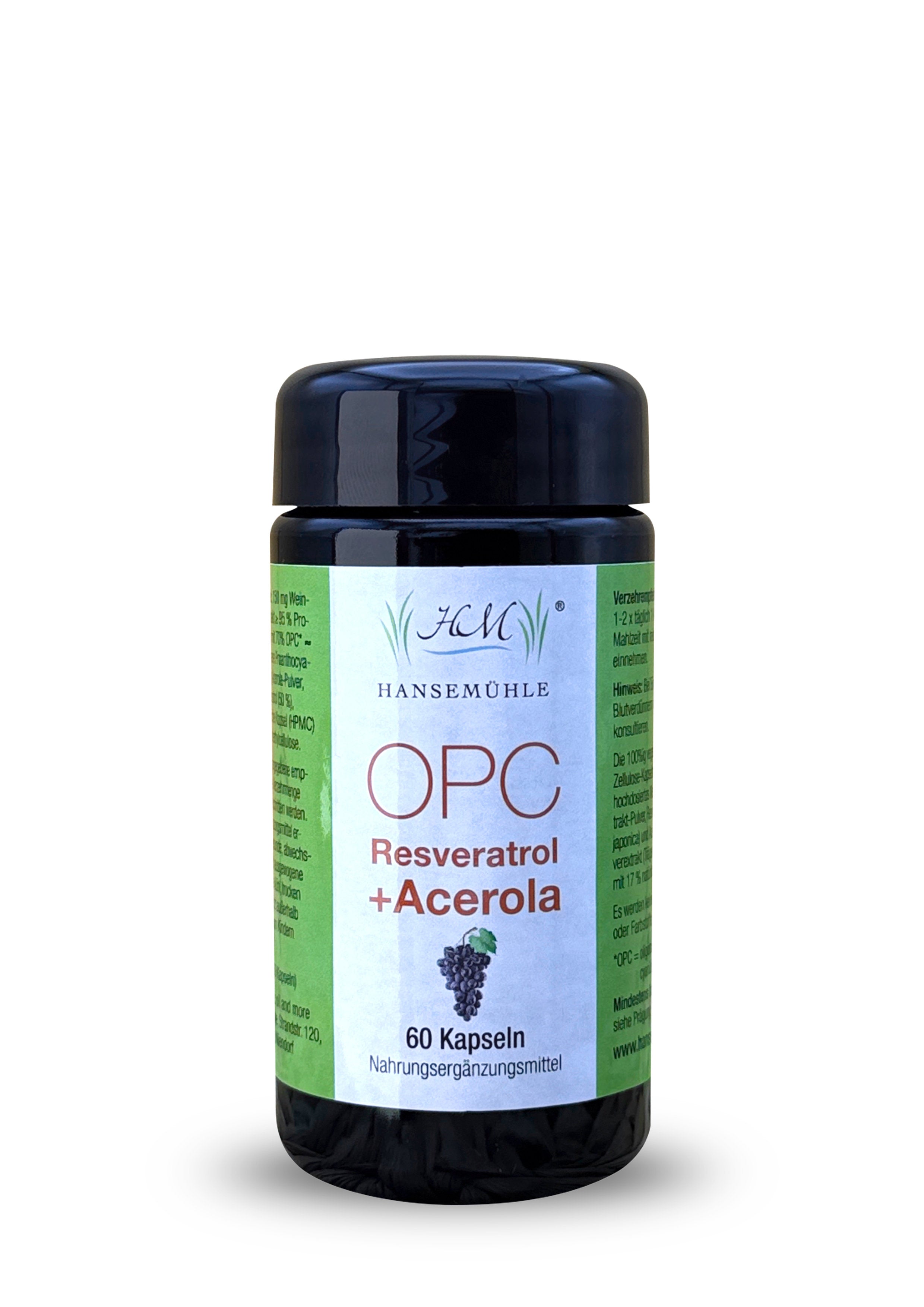OPC + Resveratrol + Acerola - Kapseln