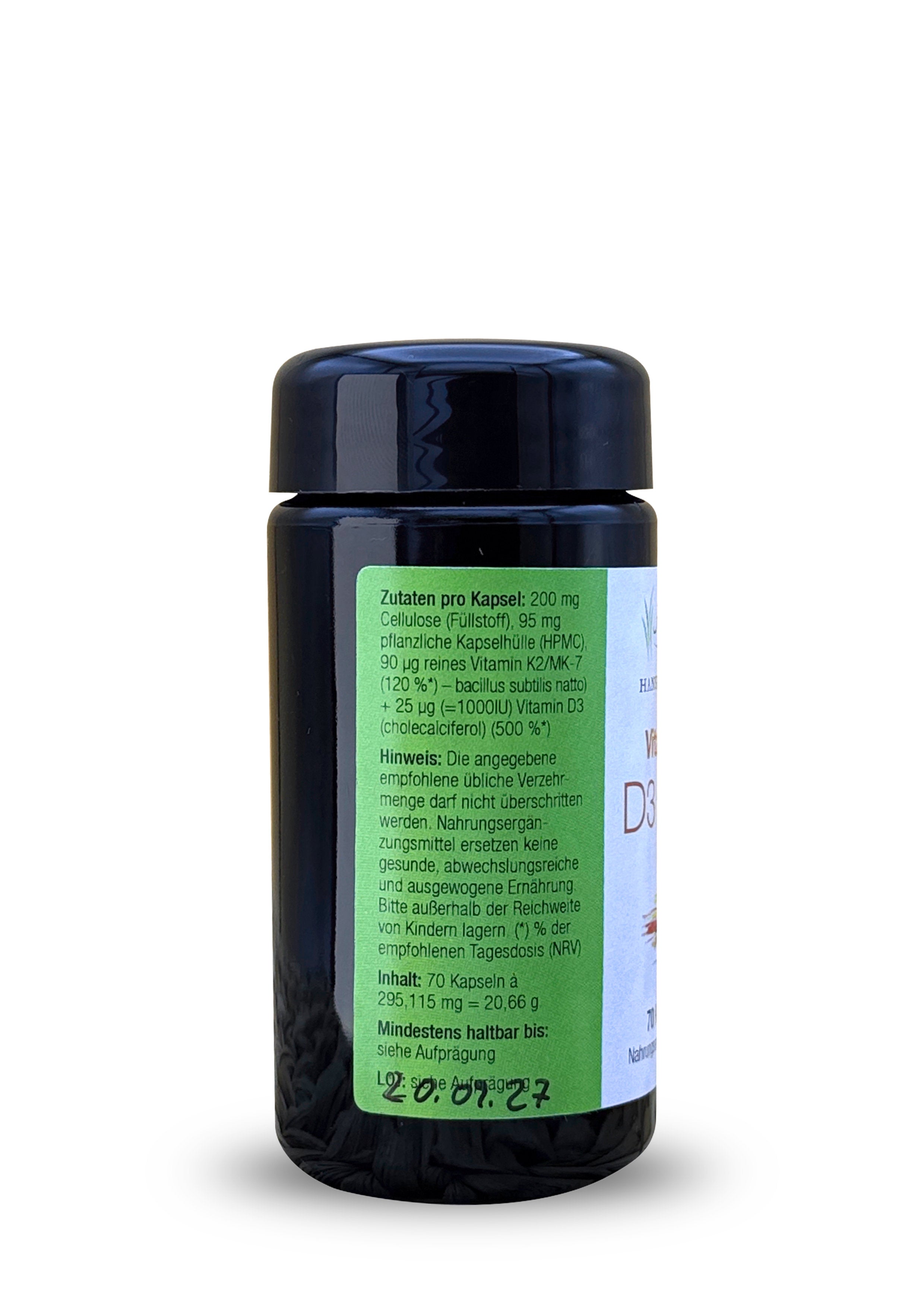 Vitamin D3/K2 Kapseln