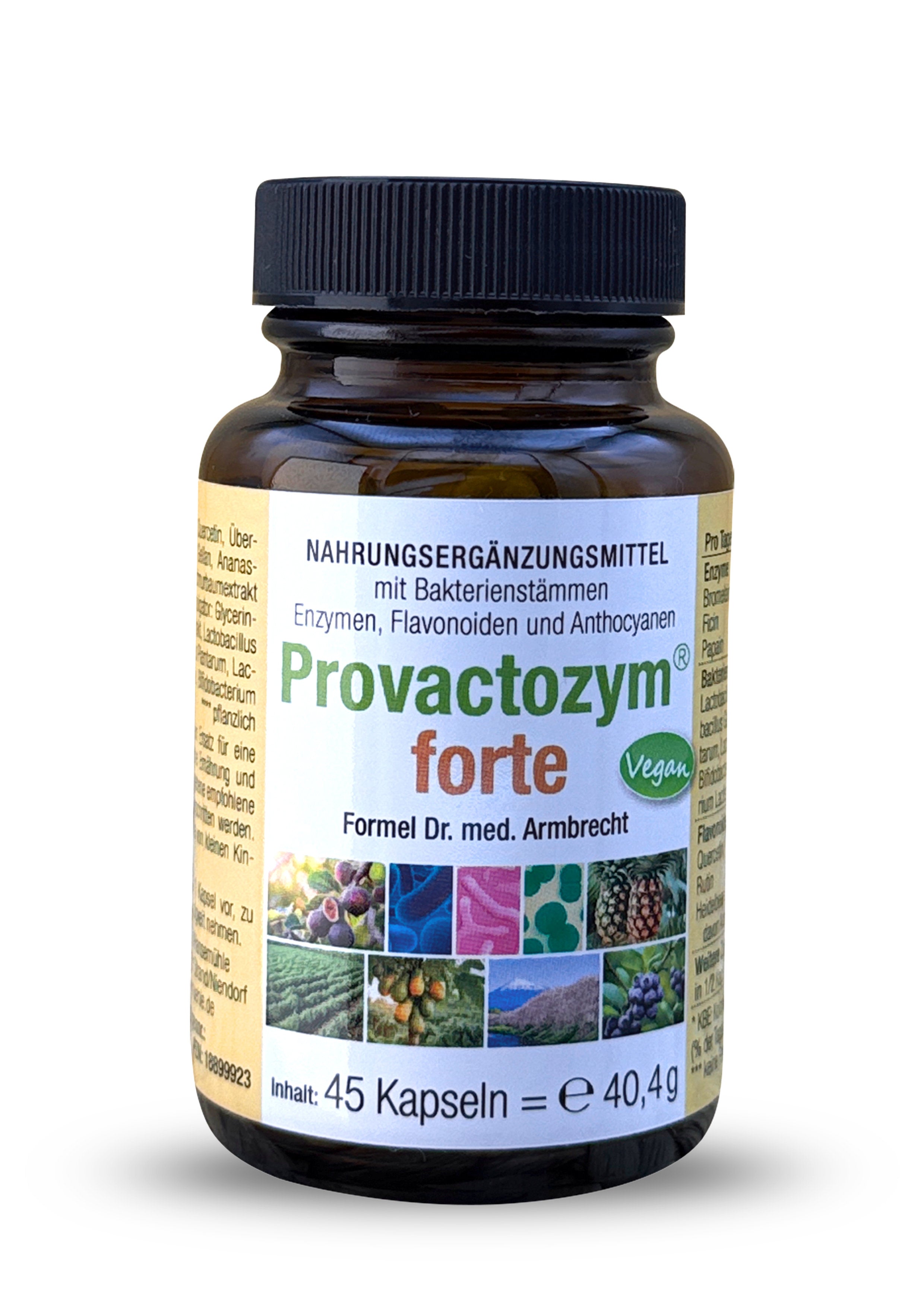 Provactozym® forte Bakterienstämme, Enzyme und Flavonoide/Anthocyane